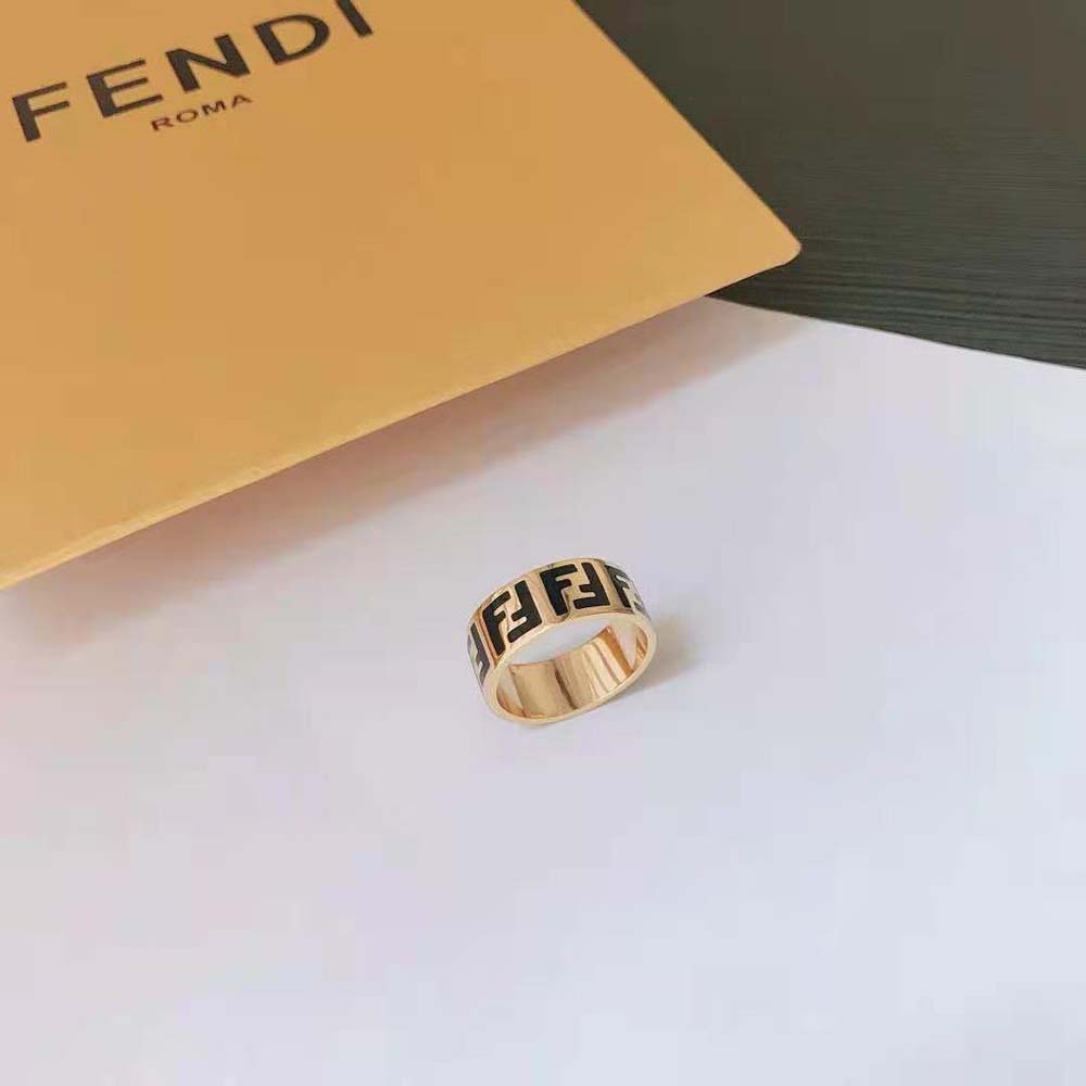 Fendi Women FF Ring Gold-Colored Ring - image 2
