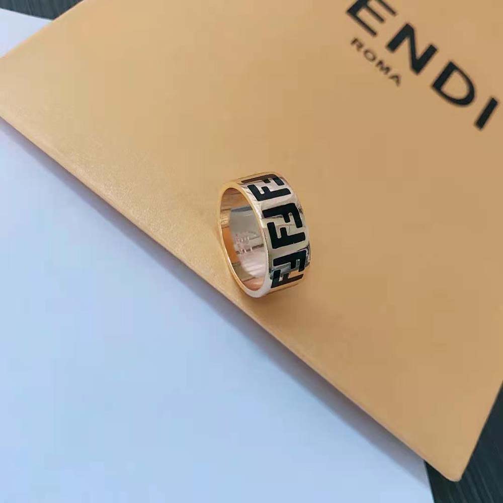 Fendi Women FF Ring Gold-Colored Ring - image 3