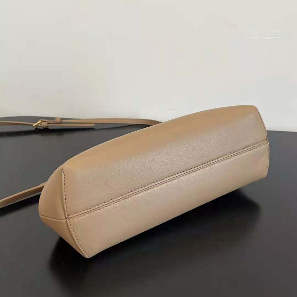 Fendi Women First Small Beige Leather Bag with Exotic Details - image 4