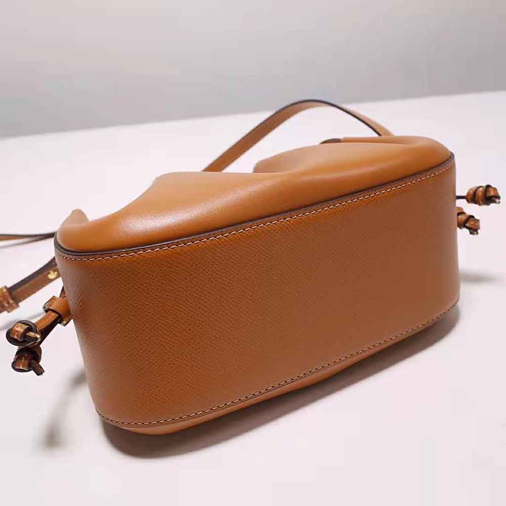 Fendi Women Pomodorino Brown Leather Mini-Bag - image 6