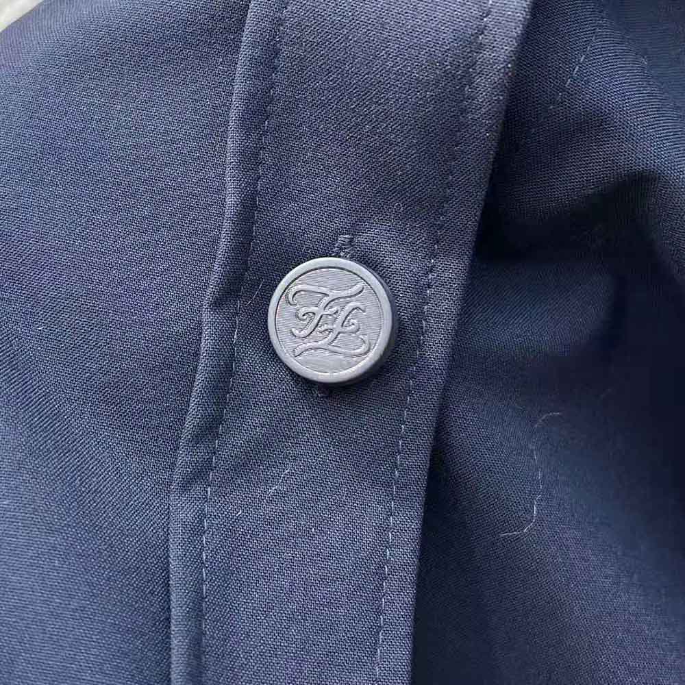 Fendi Women Single-Breasted Blue Wool Go-To Jacket - image 8