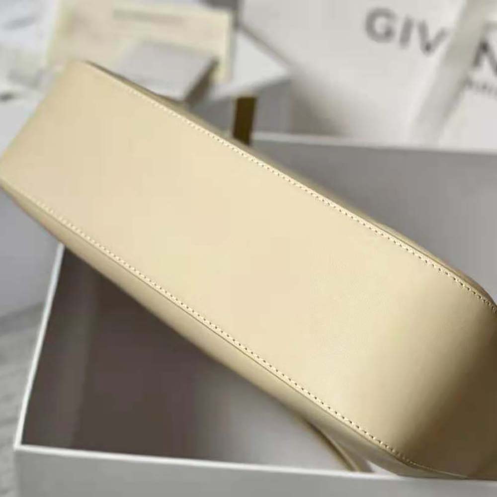 Givenchy Women Medium Moon Cut Out Bag in Leather-Beige - image 5