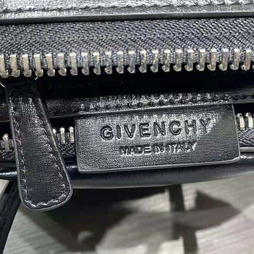 Givenchy Women Mini Antigona Bag in Box Leather with Chain-Black - image 9