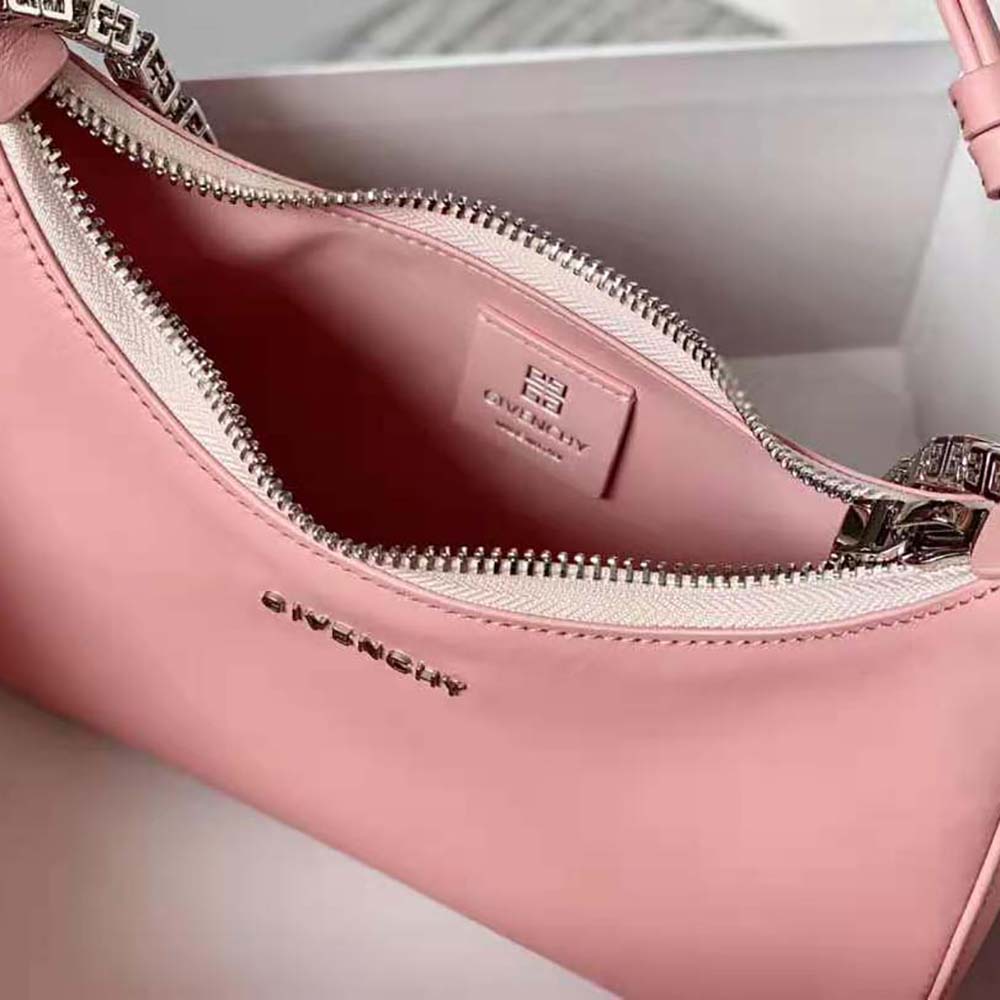 Givenchy Women Small Moon Cut Out Bag in Leather-Pink - image 6