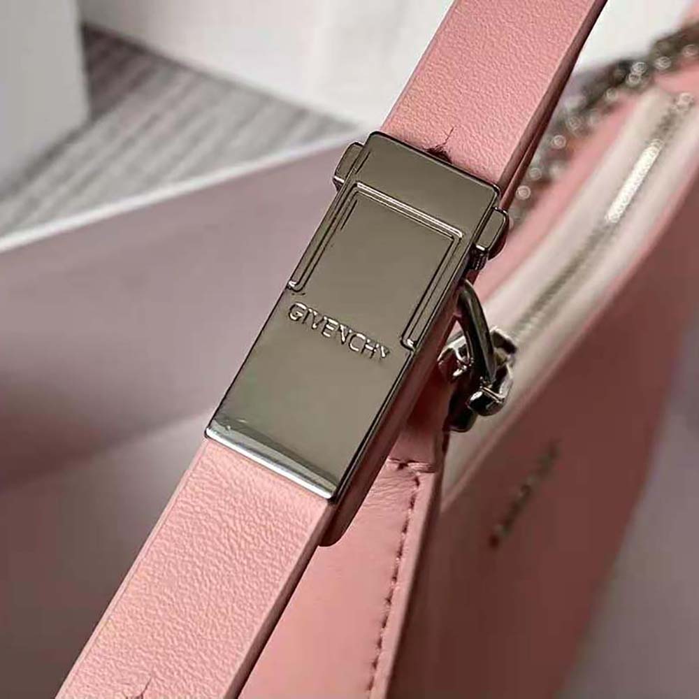 Givenchy Women Small Moon Cut Out Bag in Leather-Pink - image 7