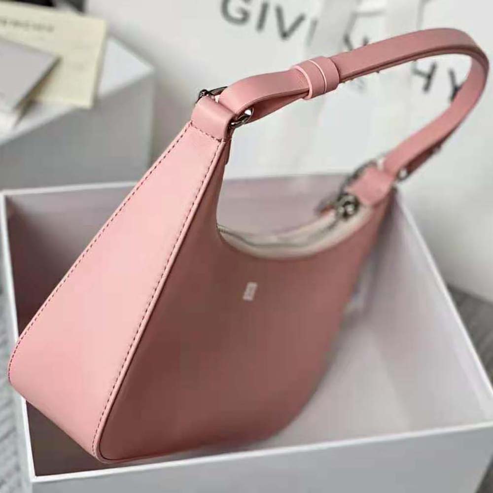 Givenchy Women Small Moon Cut Out Bag in Leather-Pink - image 4