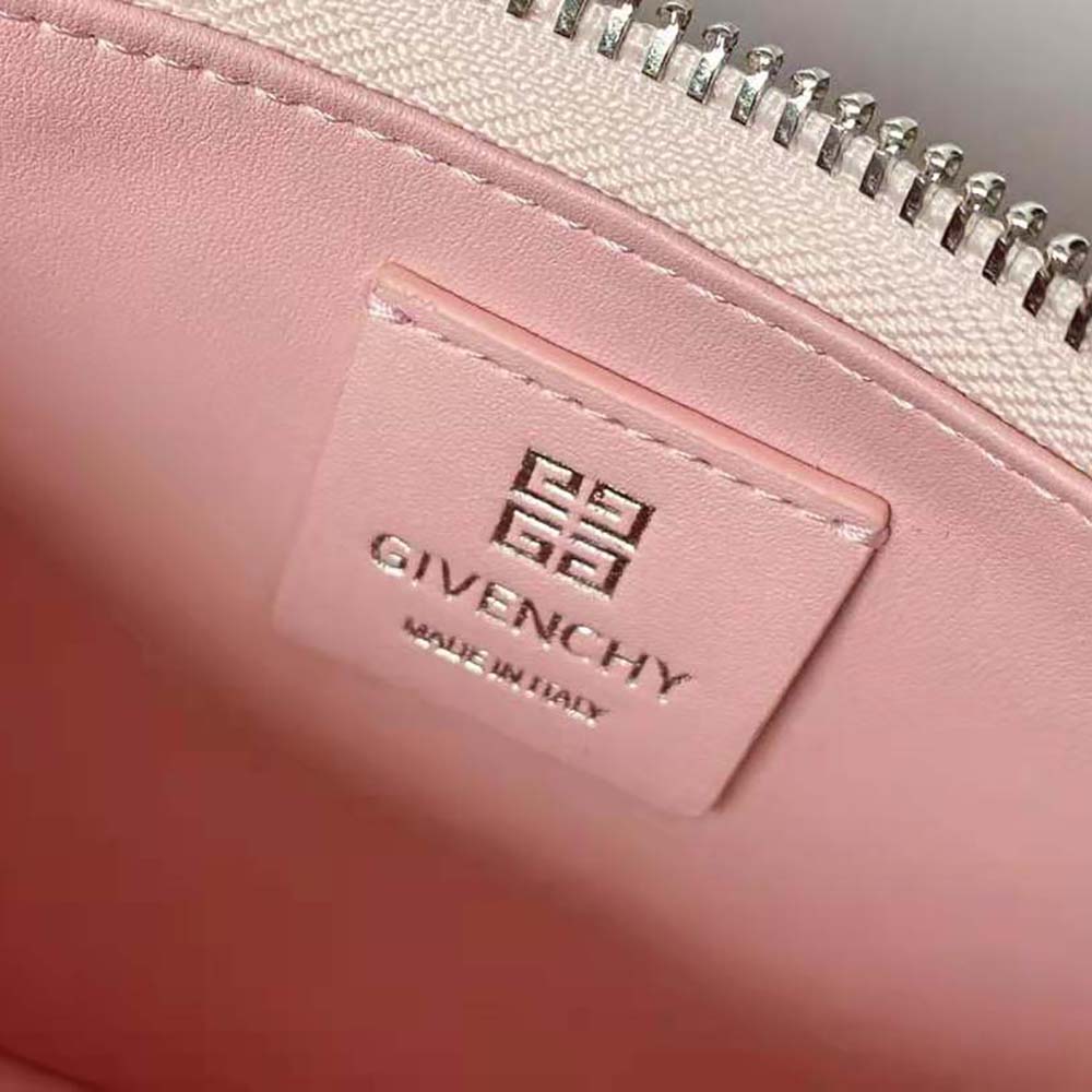 Givenchy Women Small Moon Cut Out Bag in Leather-Pink - image 9