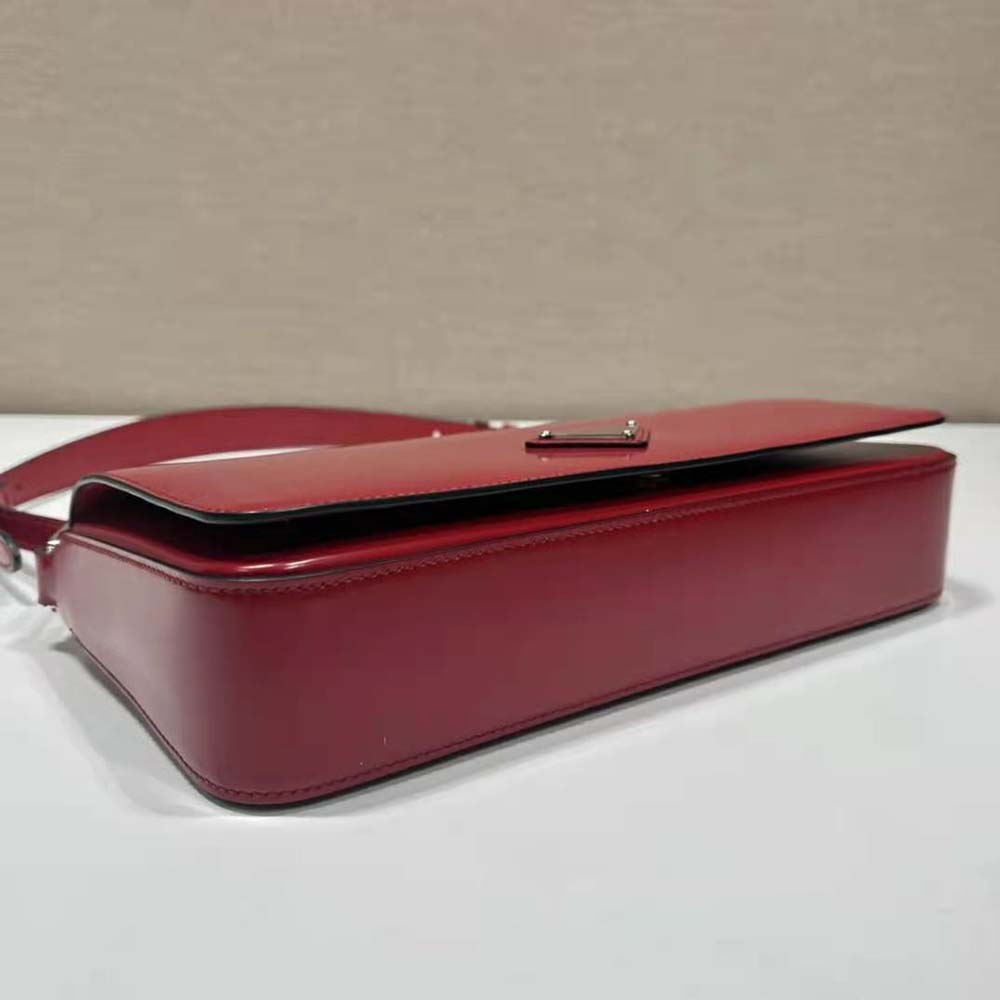 Prada Women Brushed Leather Prada Femme Bag-Red - image 7