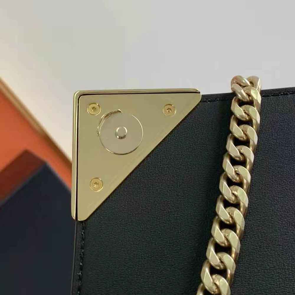 Prada Women Saffiano Leather Shoulder Bag-Black - image 10