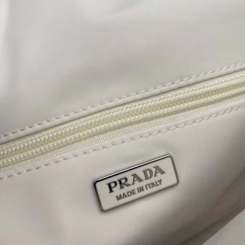 Prada Women Small Padded Re-Nylon Shoulder Bag-White - image 10