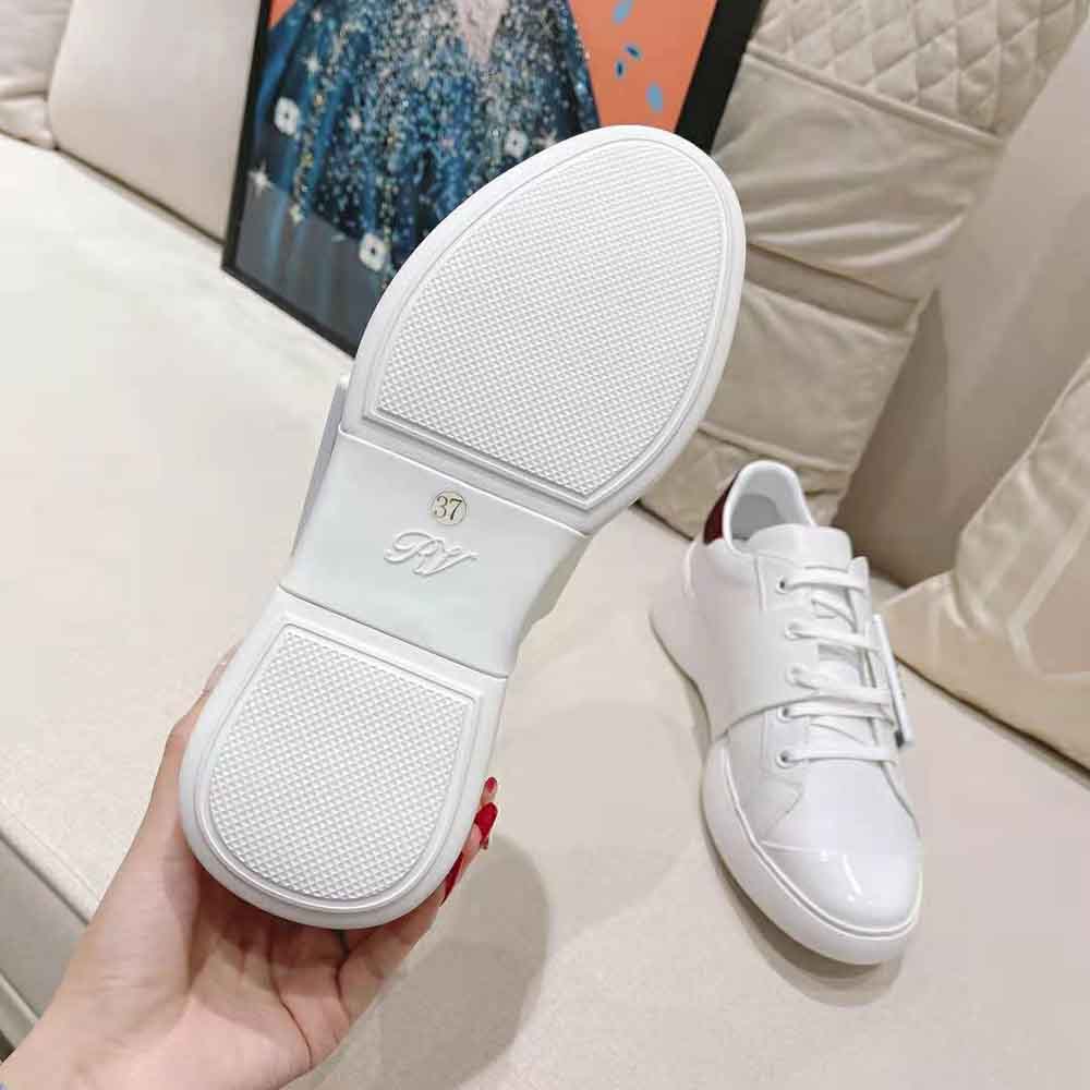 Roger Vivier Women Viv Skate Love Buckle Sneakers in Patent Leather - image 10