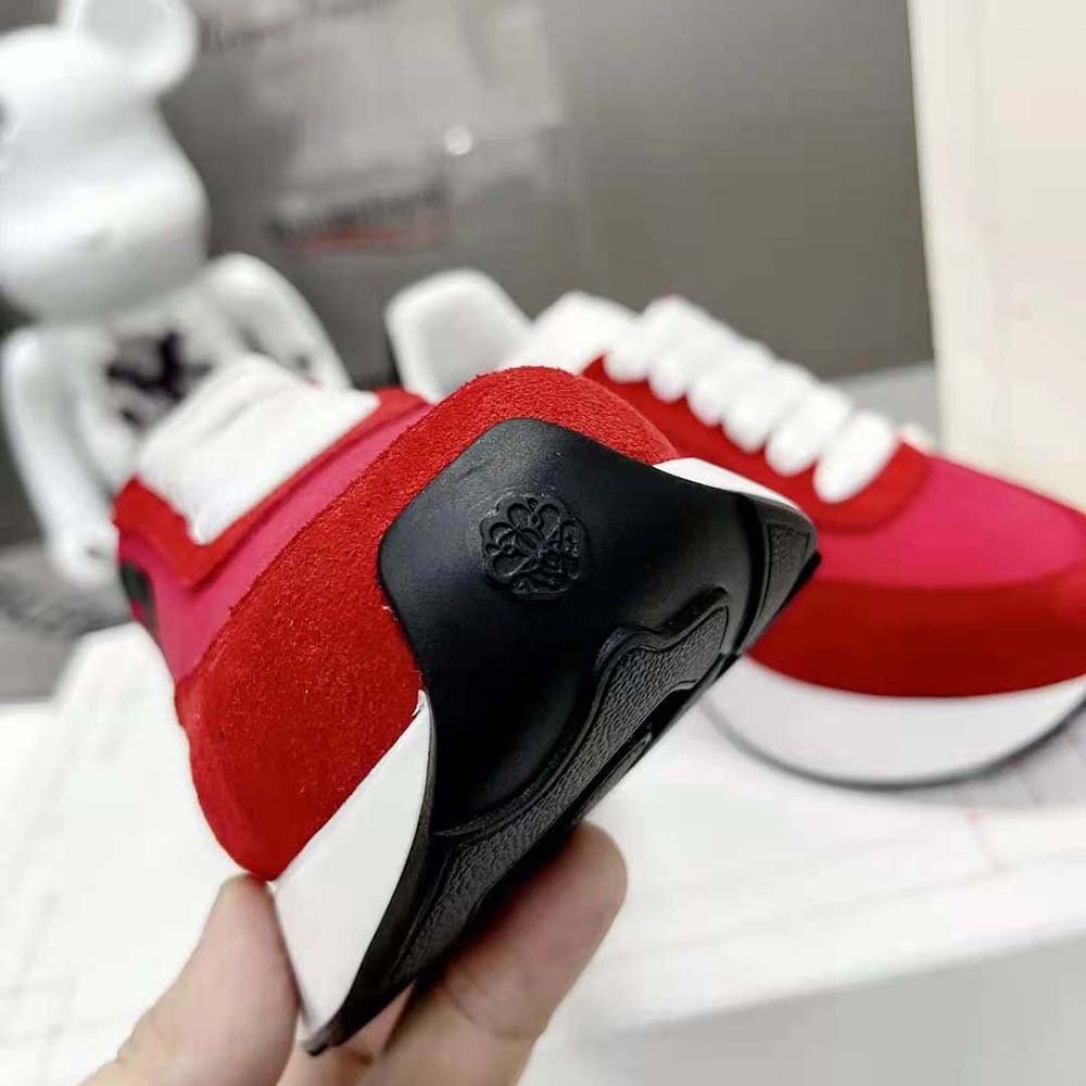 Alexander Mcqueen Unisex Sprint Runner in Lust Red - image 8