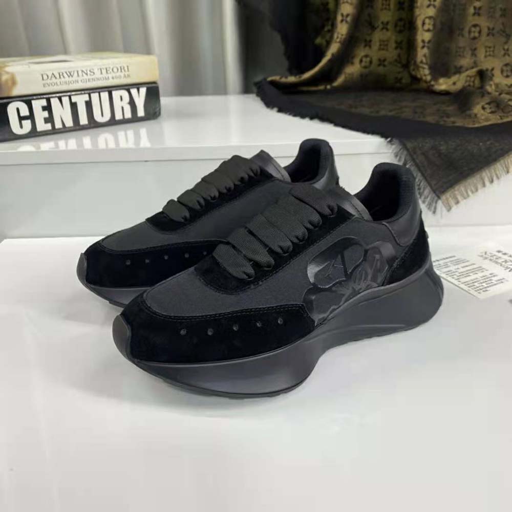 Close-up detail of oversized sole on Alexander Mcqueen Unisex Sprint Runner