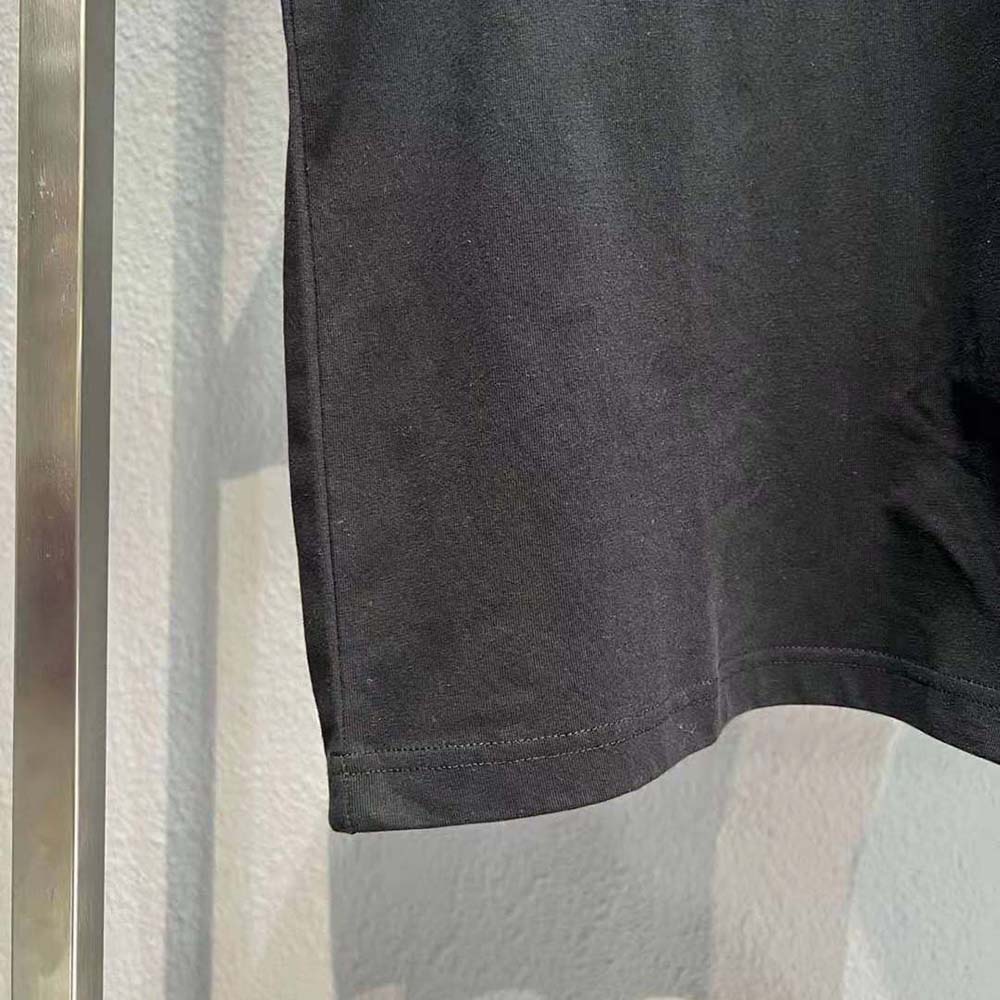 Balenciaga Men Cities Paris T-shirt Medium Fit in Black - image 10