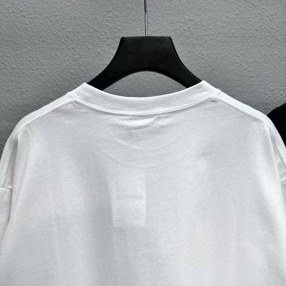 Balenciaga Men Cities Paris T-shirt Medium Fit in White - image 8