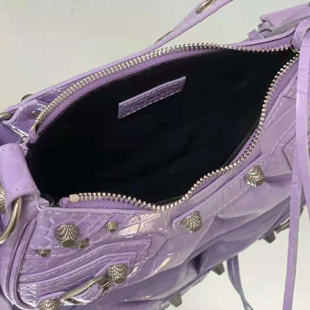 Balenciaga Women Le Cagole XS Shoulder Bag in Purple - image 9