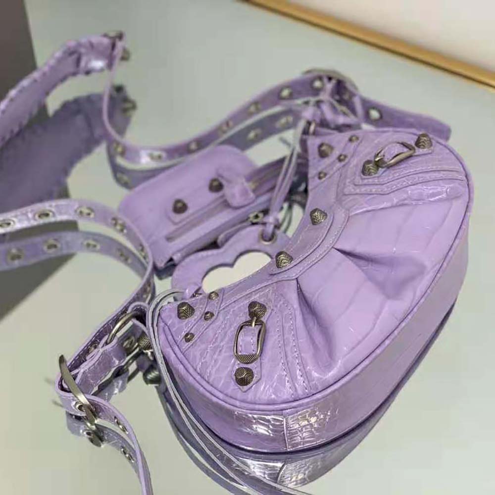 Balenciaga Women Le Cagole XS Shoulder Bag in Purple - image 6