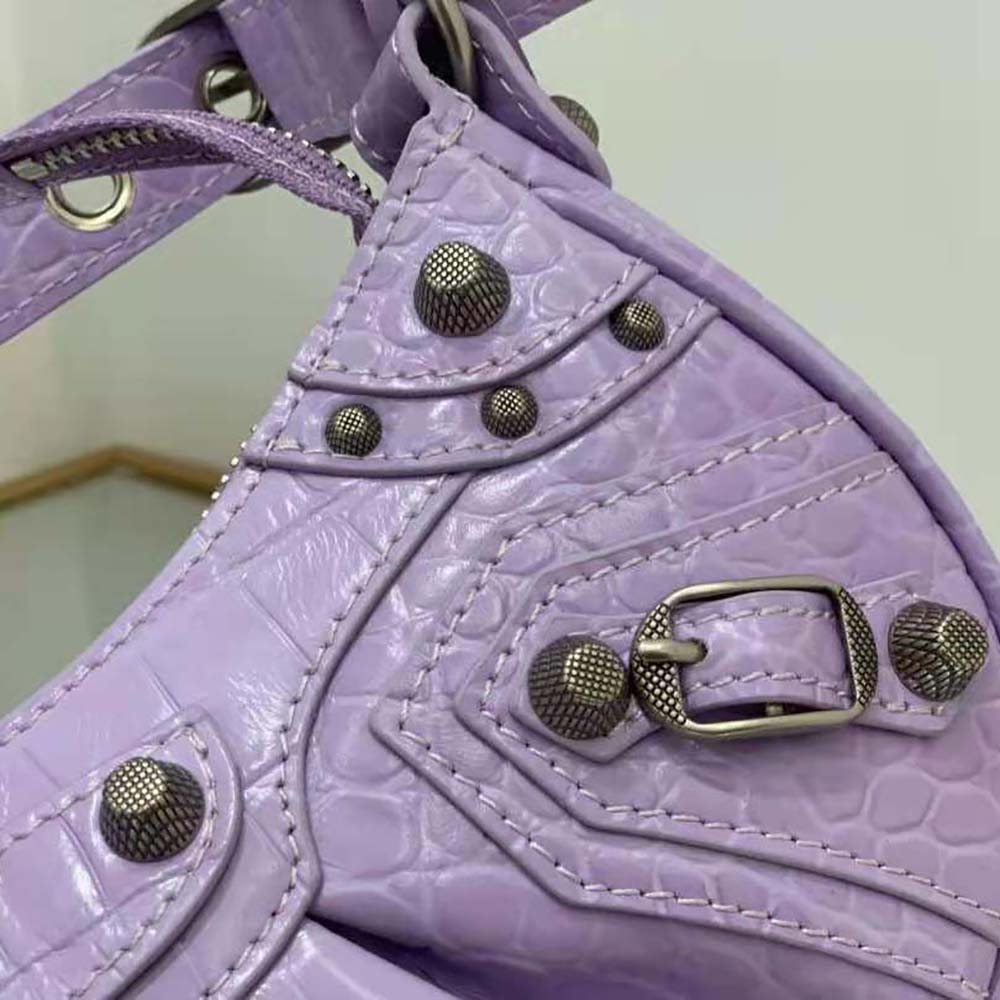 Balenciaga Women Le Cagole XS Shoulder Bag in Purple - image 7