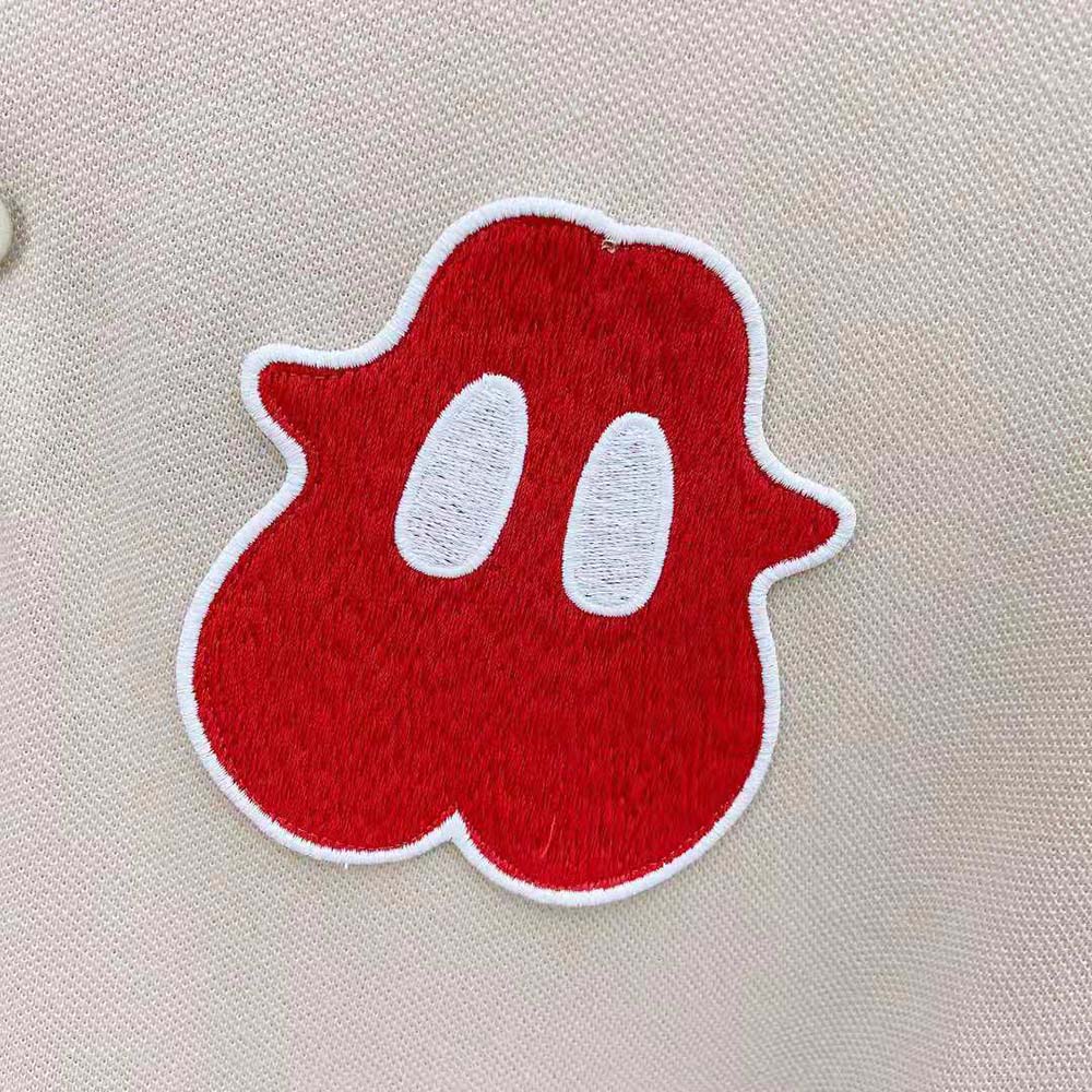 Burberry Men Monster Graphic Cotton Pique Oversized Polo Shirt-Sandy - image 7