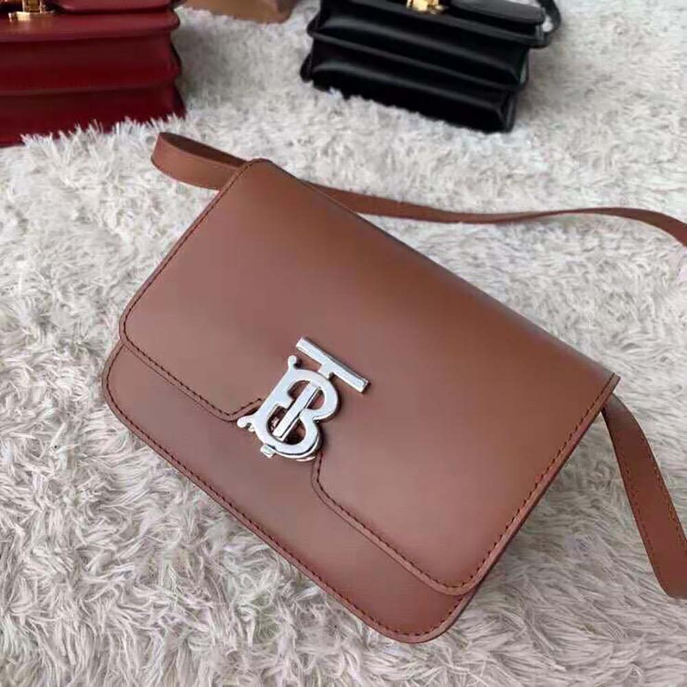 Burberry Women Small Leather TB Bag with a Thomas Burberry Monogram Clasp - image 4