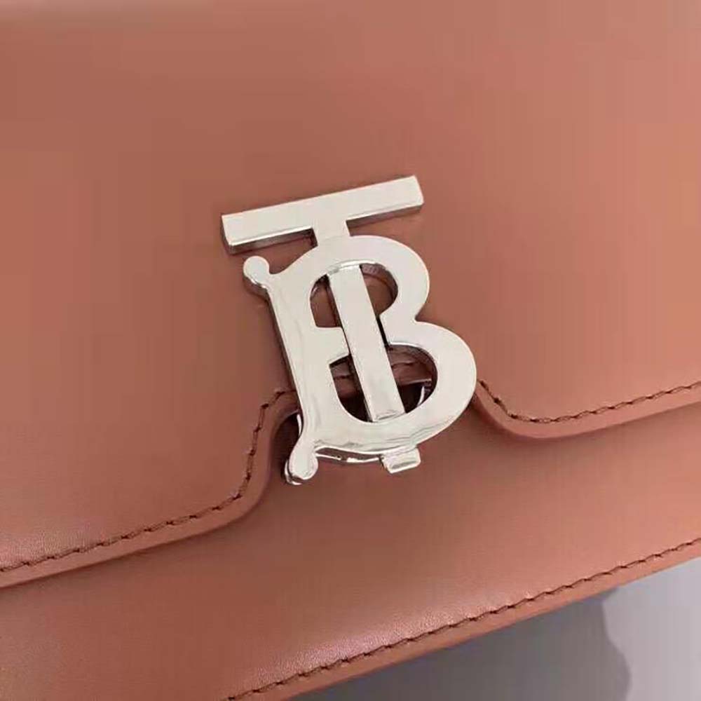 Burberry Women Small Leather TB Bag with a Thomas Burberry Monogram Clasp - image 8
