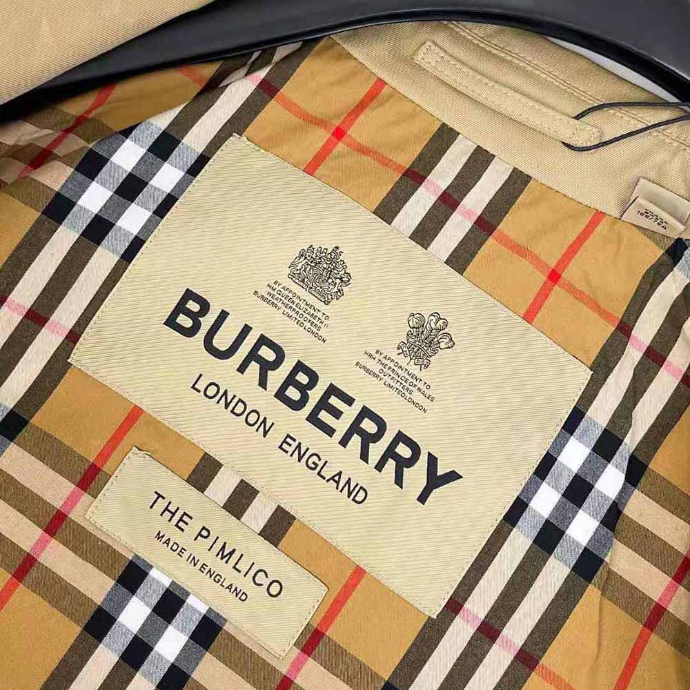 Burberry Women The Pimlico Heritage Car Coat-Beige - image 9