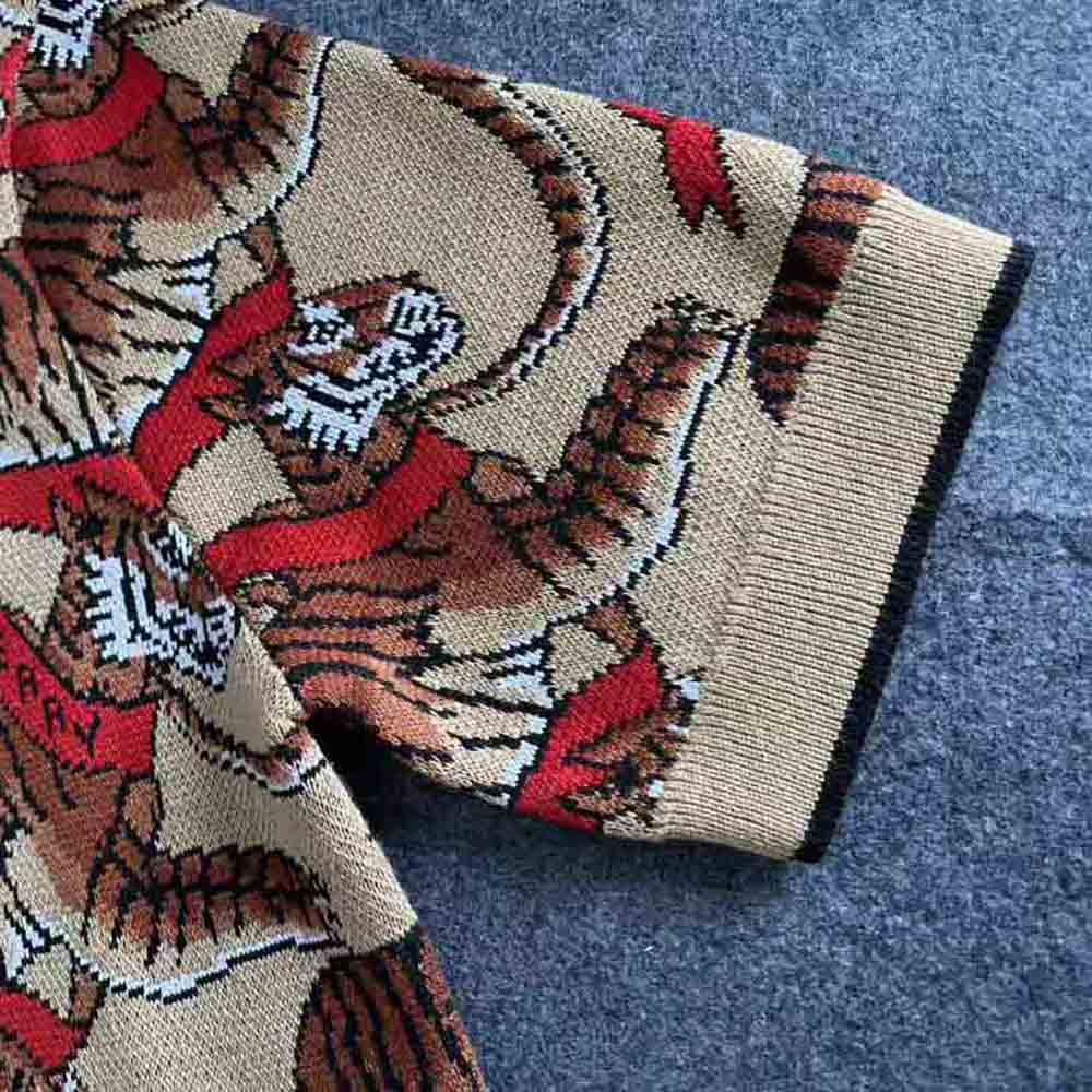 Burberry Women Tiger Graphic Technical Wool Jacquard Dress - image 9