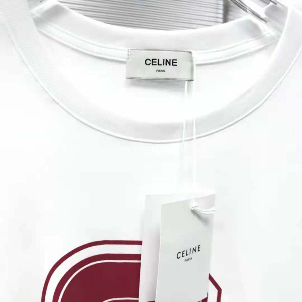 Celine Men C Cotton Jersey Tank Top-White - image 7