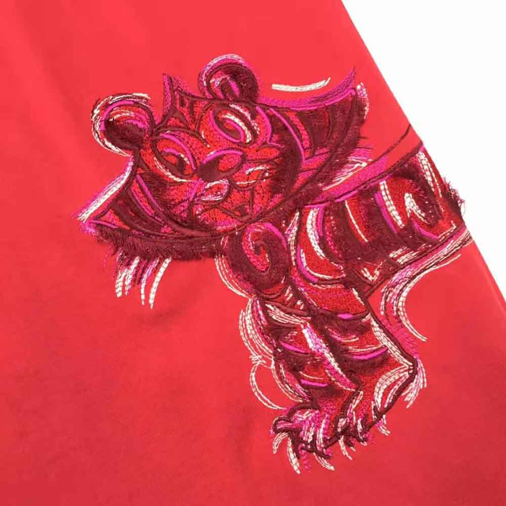 Dior Men Dior and Kenny Scharf T-shirt Relaxed Fit Red Cotton Jersey - image 8