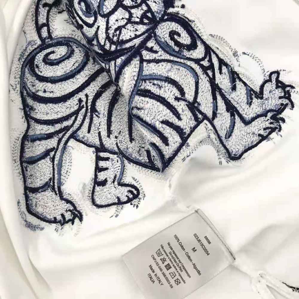 Dior Men Dior and Kenny Scharf T-shirt Relaxed Fit White Cotton Jersey - image 7