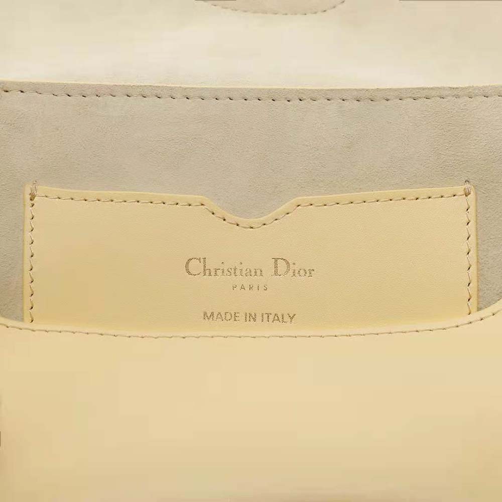 Dior Women Bobby East-West Bag Pale Yellow Box Calfskin - image 10