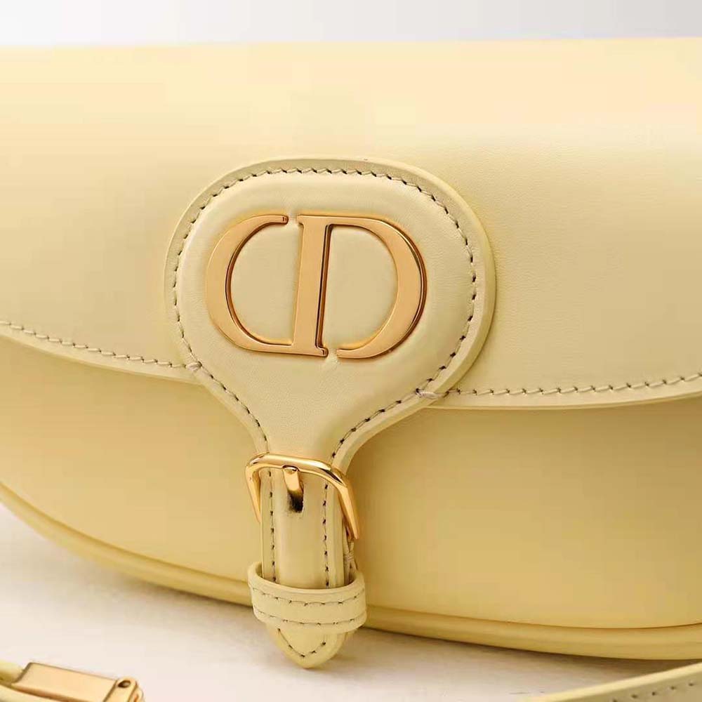 Dior Women Bobby East-West Bag Pale Yellow Box Calfskin - image 9