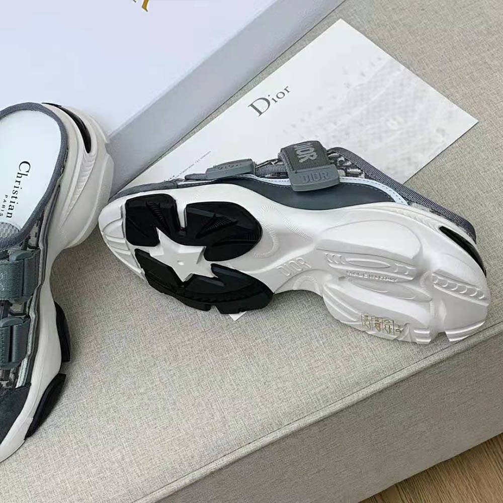 Dior Women D-Wander Sneaker Deep Gray Dior Oblique Technical Fabric - image 10