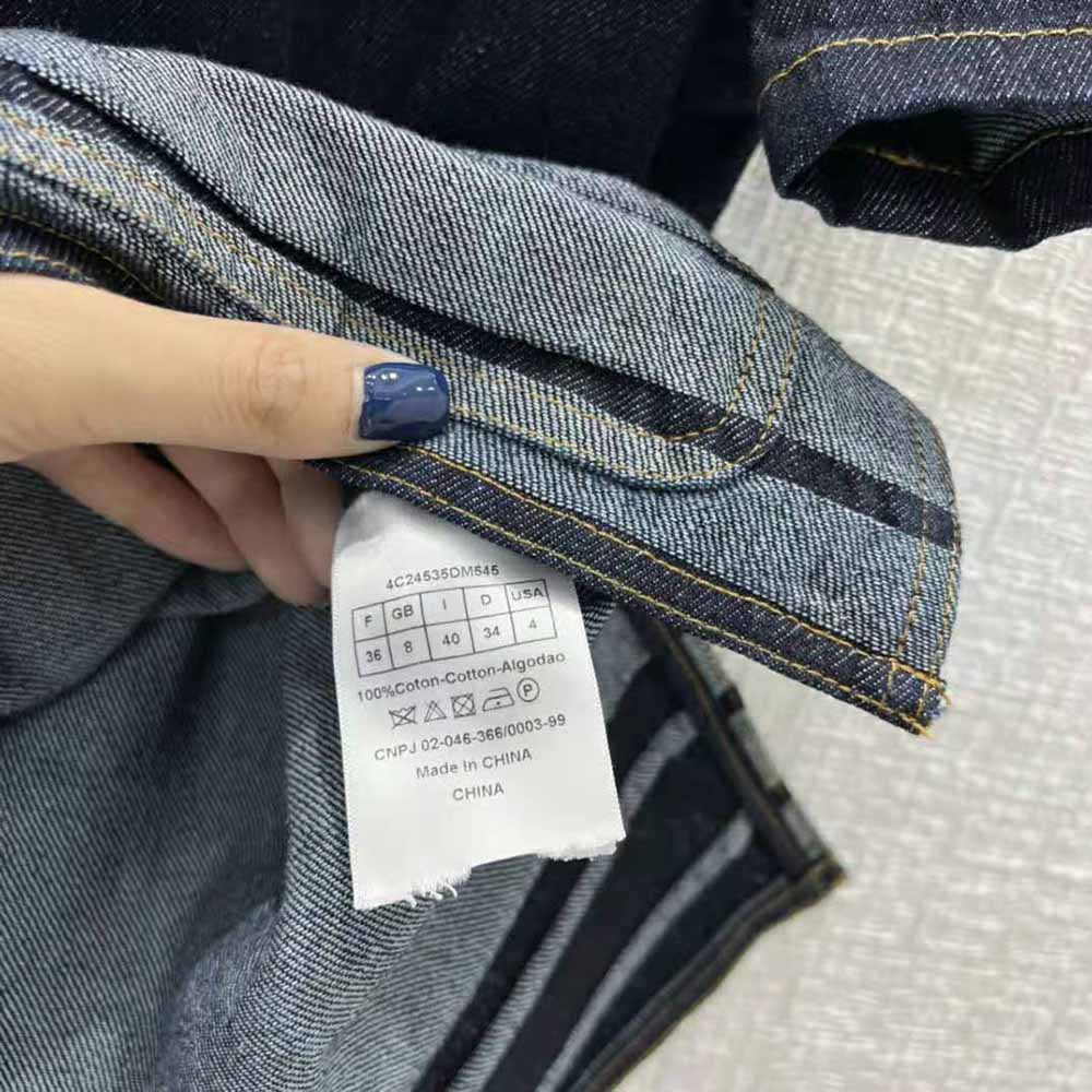Dior Women Denim Couture Short-Sleeved Belted Jacket - image 10
