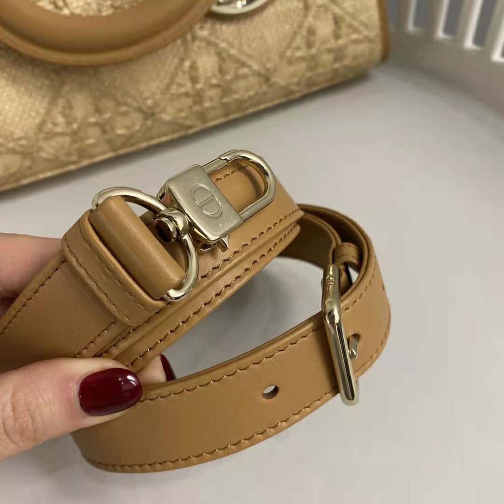 Dior Women Lady D-Joy Bag Natural Cannage Raffia - image 9