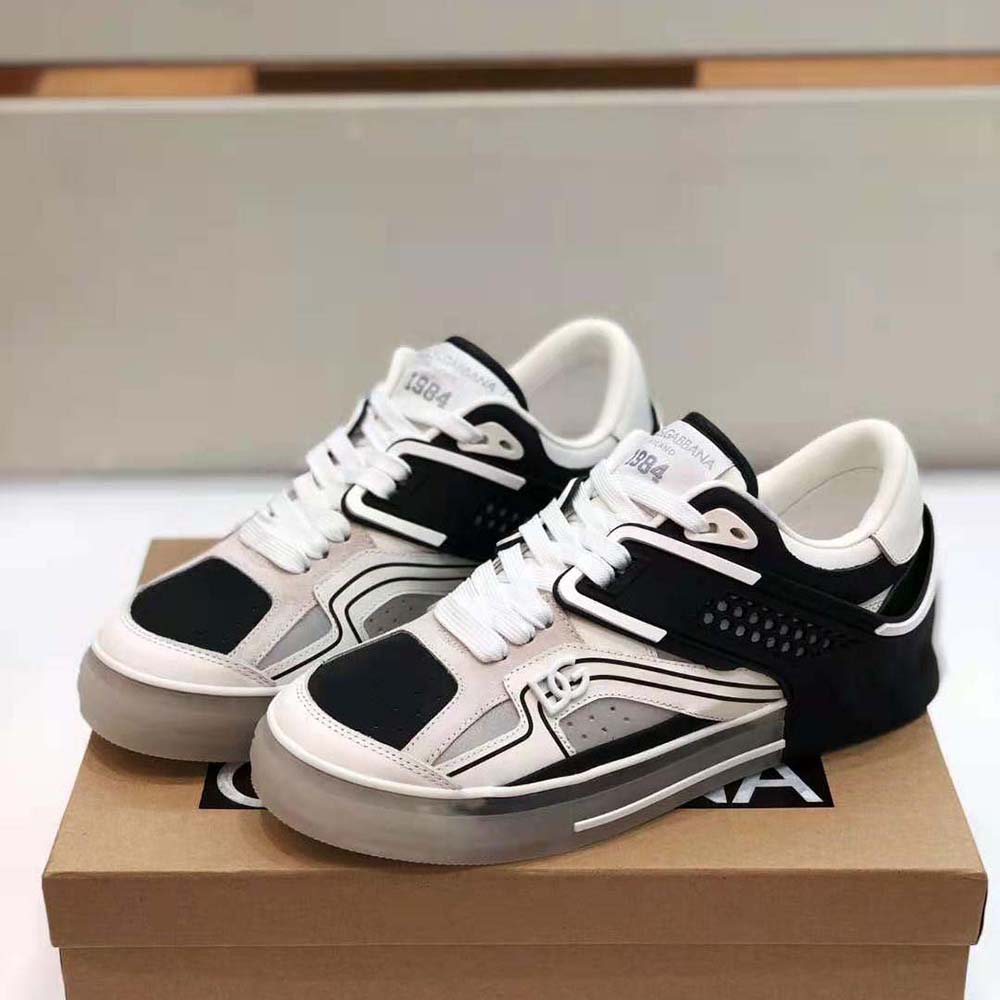 Dolce Gabbana D&G Men Calfskin Custom 2.Zero Sneakers-Black - image 5