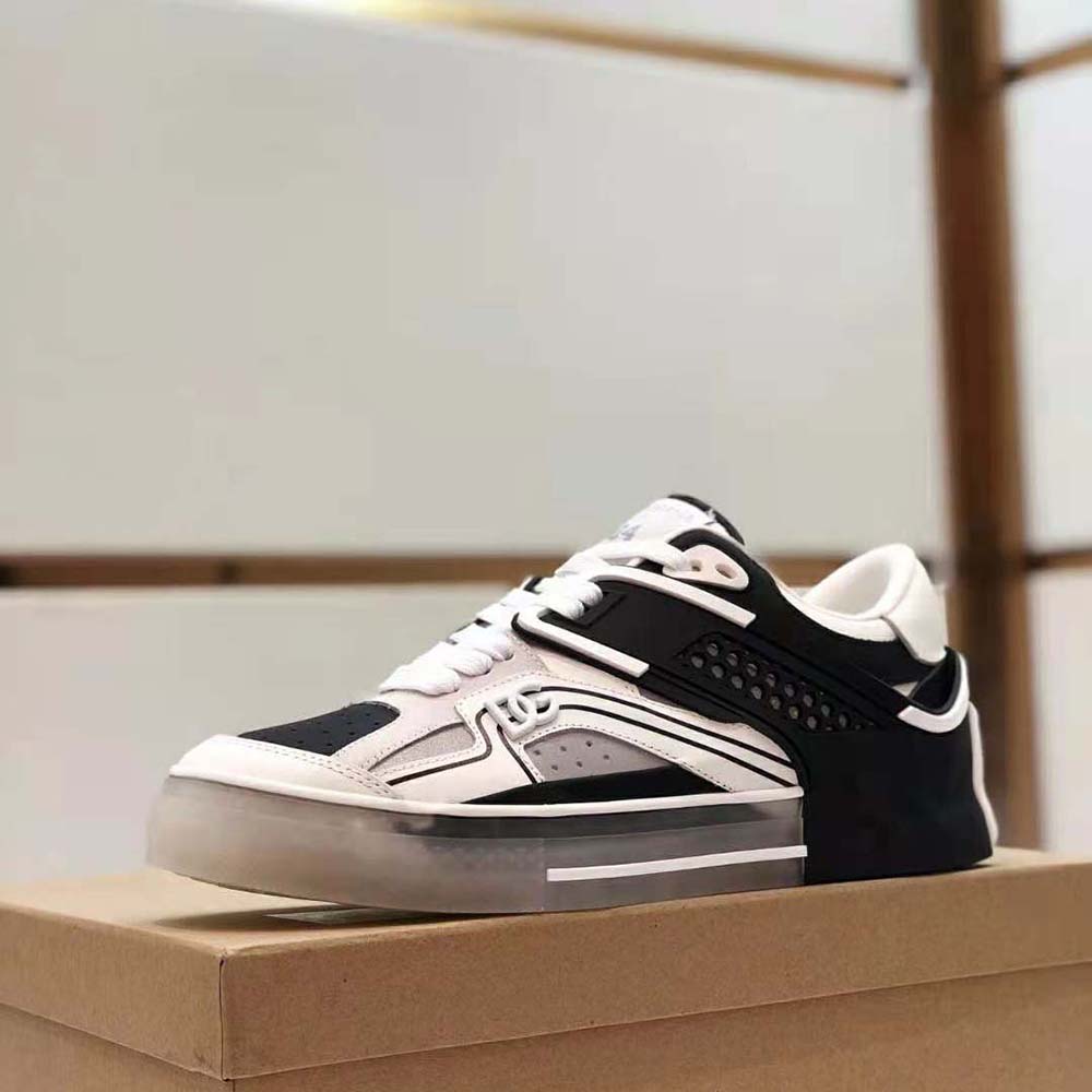 Dolce Gabbana D&G Men Calfskin Custom 2.Zero Sneakers-Black - image 8
