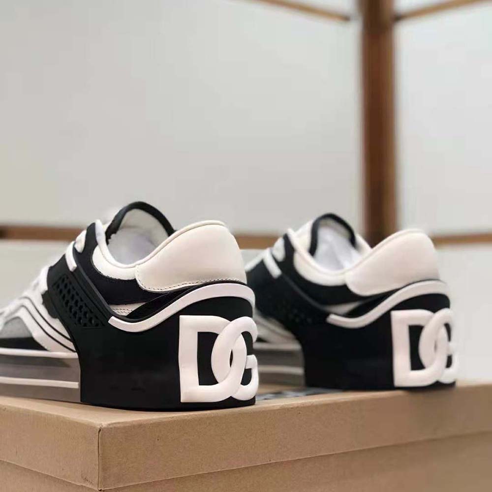 Dolce Gabbana D&G Men Calfskin Custom 2.Zero Sneakers-Black - image 7