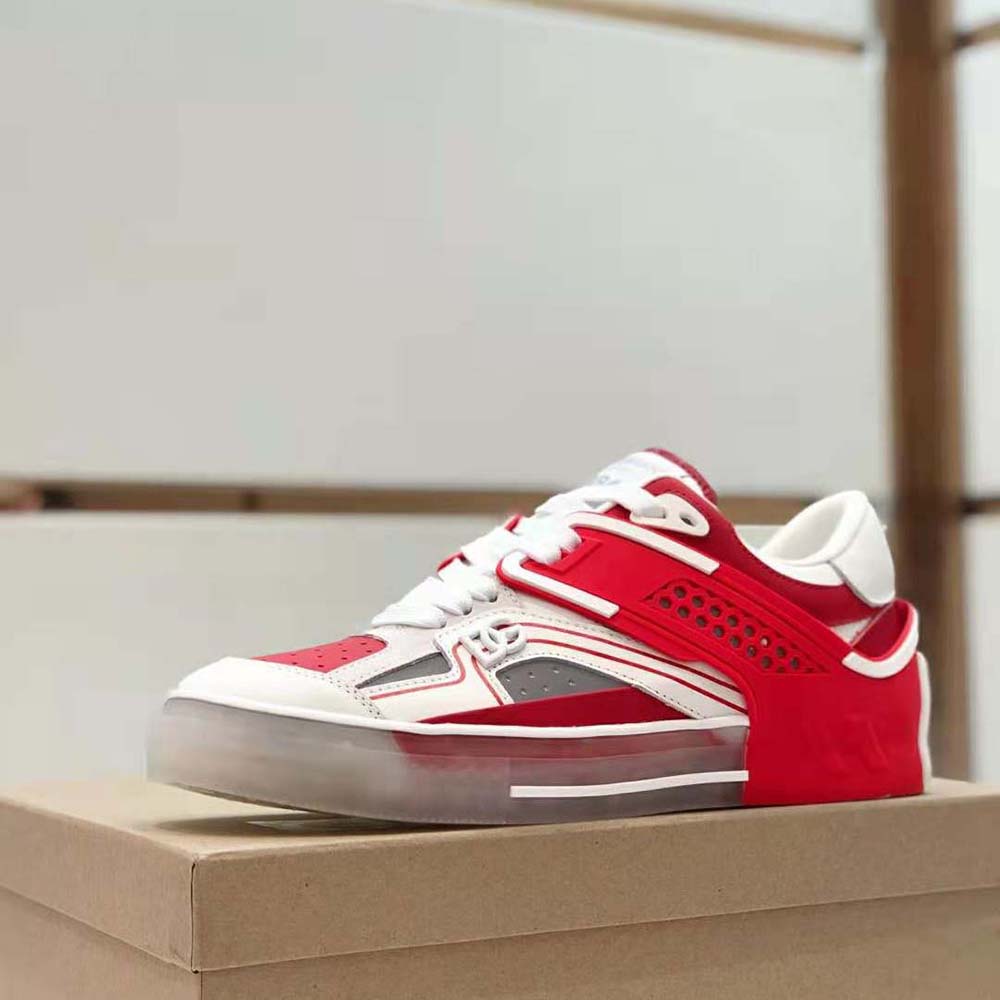 Dolce Gabbana D&G Men Calfskin Custom 2.Zero Sneakers-Red - image 8