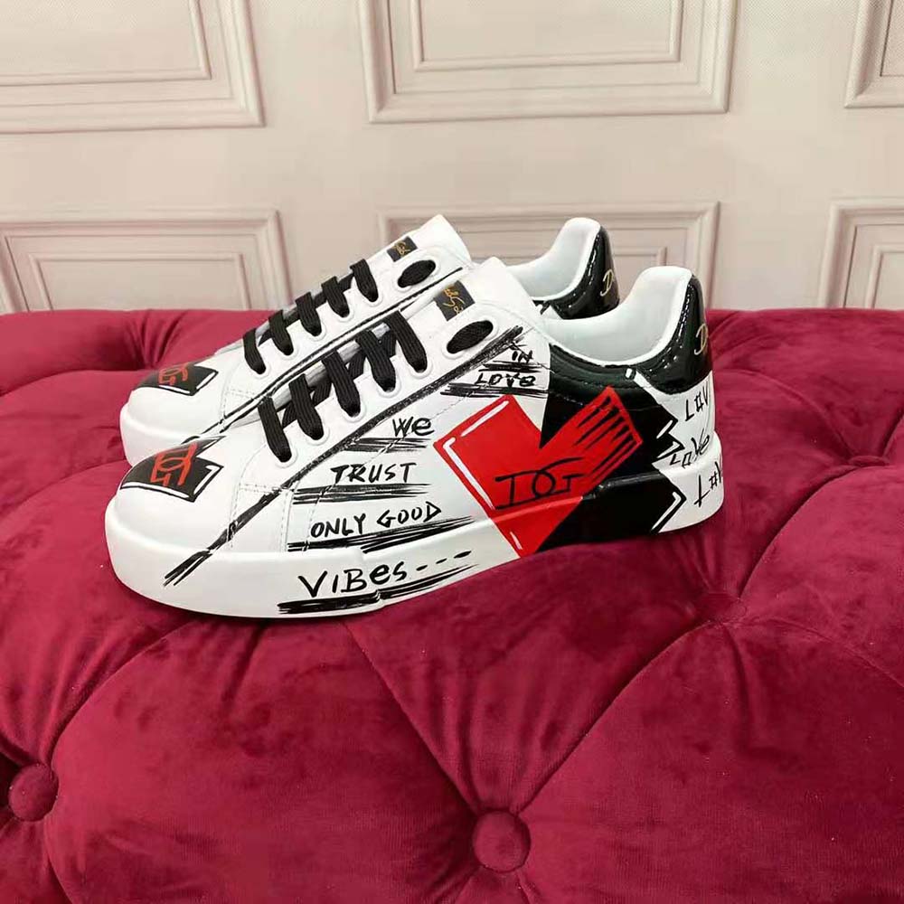 Dolce Gabbana D&G Men Limited Edition Valentine s Day Portofino Sneakers - image 8