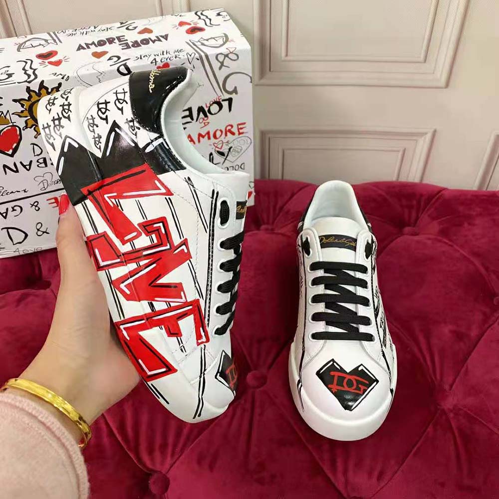 Dolce Gabbana D&G Men Limited Edition Valentine s Day Portofino Sneakers - image 6