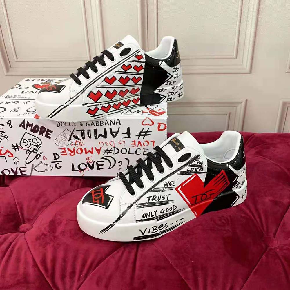 Dolce Gabbana D&G Men Limited Edition Valentine s Day Portofino Sneakers - image 7