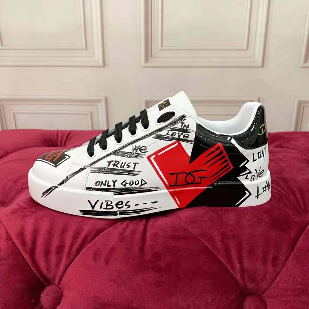 Dolce Gabbana D&G Men Limited Edition Valentine s Day Portofino Sneakers - image 5