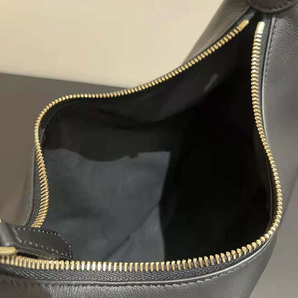 Fendi Women Fendigraphy Small Black Leather Bag-Black - image 9
