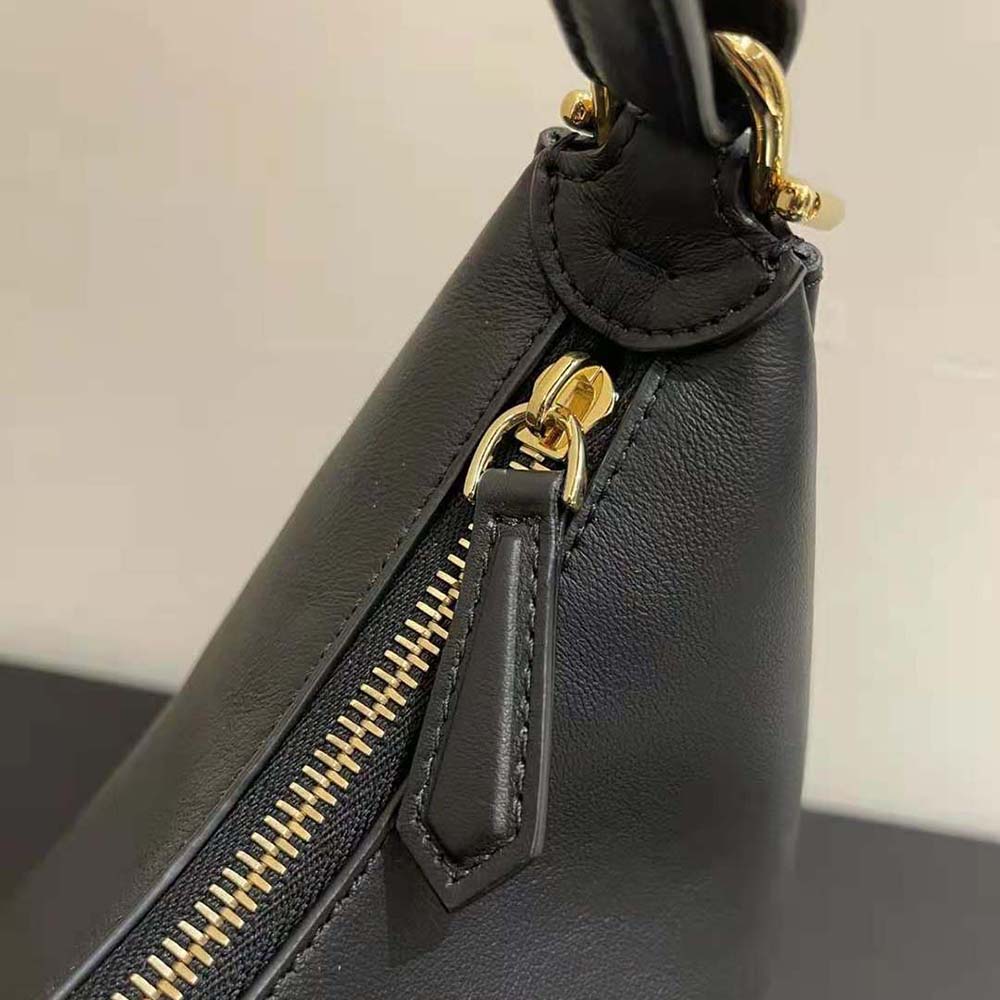 Fendi Women Fendigraphy Small Black Leather Bag-Black - image 8