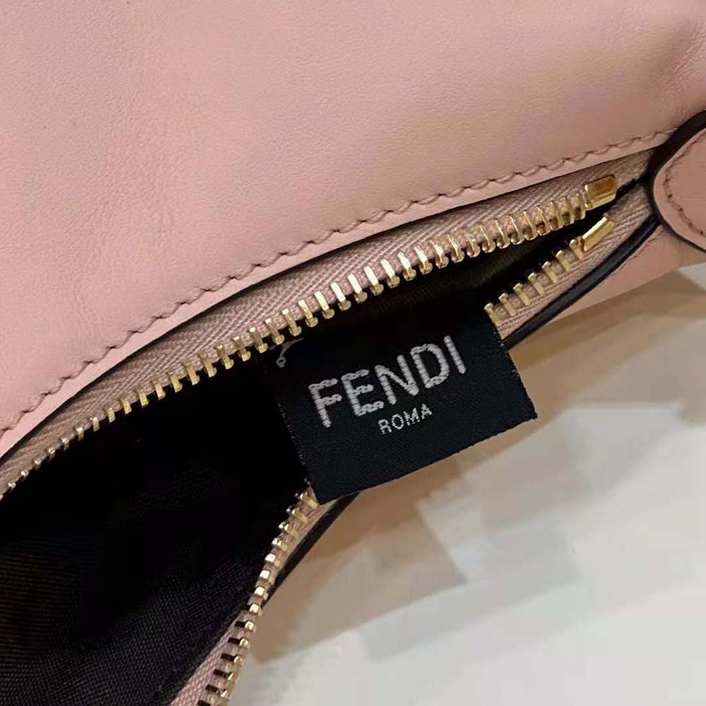 Fendi Women Fendigraphy Small Pale Pink Leather Bag - image 8