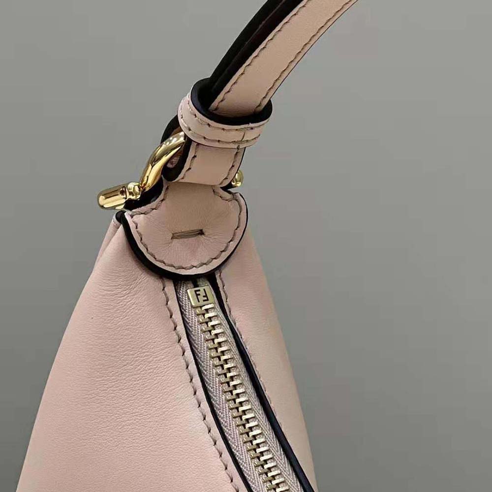 Fendi Women Fendigraphy Small Pale Pink Leather Bag - image 7