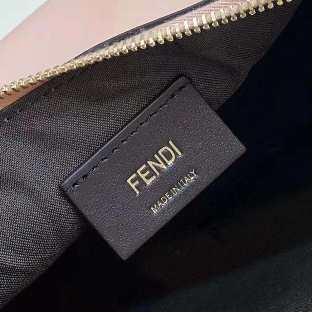 Fendi Women Fendigraphy Small Pale Pink Leather Bag - image 9