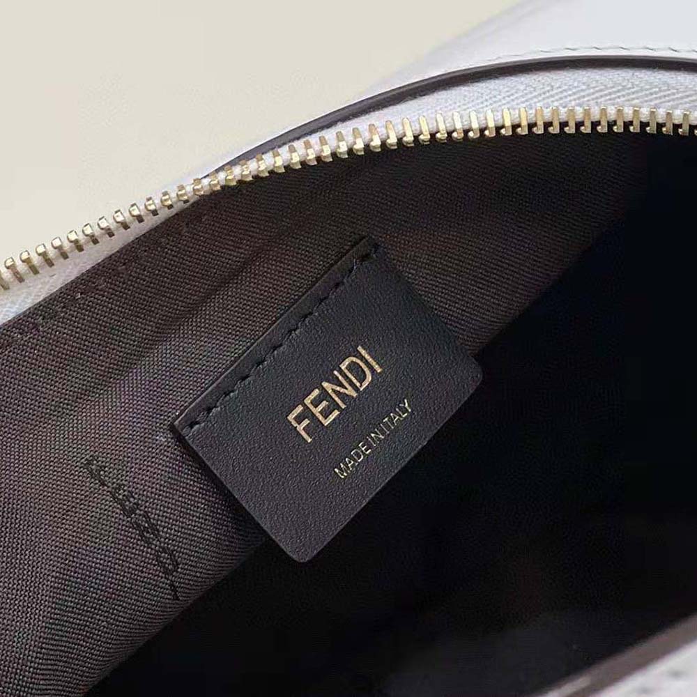Fendi Women Fendigraphy Small White Leather Bag - image 10