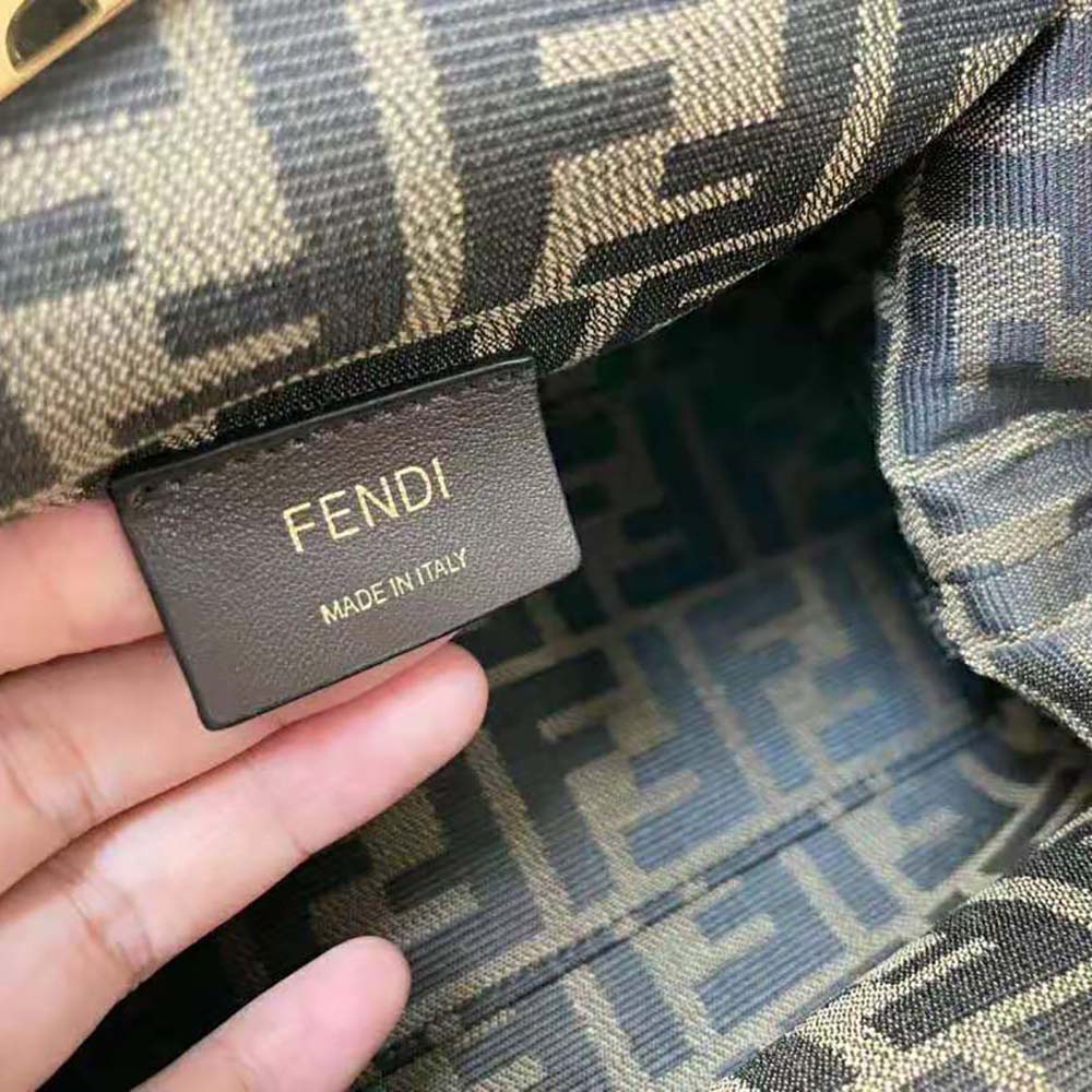 Fendi Women First Small Beige Leather Bag - image 9